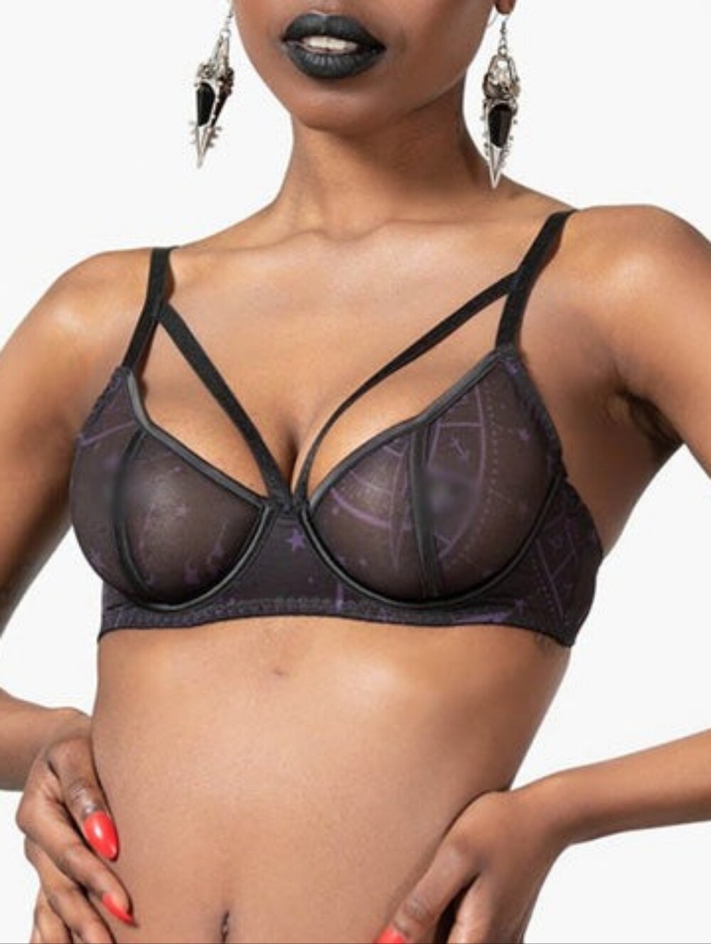 Killstar Garnetta Strappy Bra